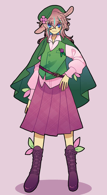 Character made from random palette (2023)