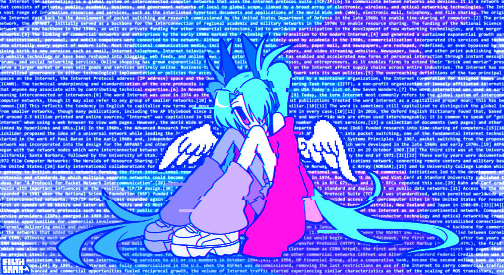 World Wide Web Original character illustration (2023)