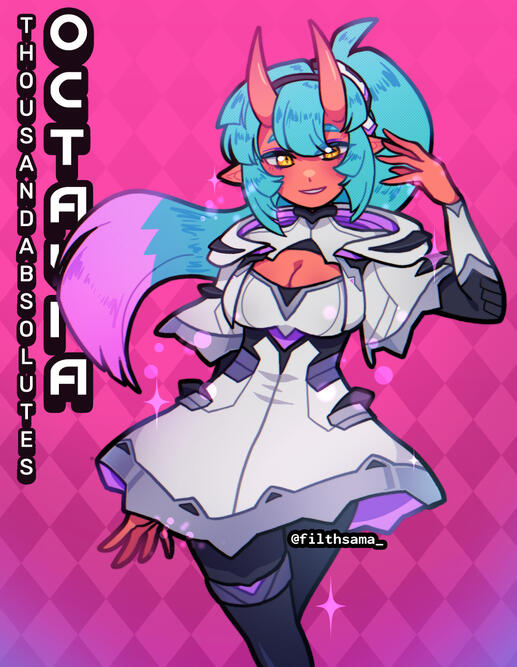 Fanart of "Omega Strikers" (2023)