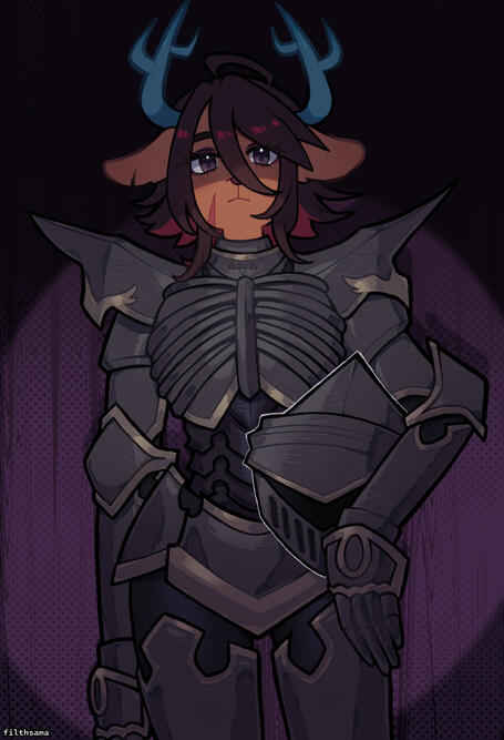 Knight in Shining Armor Fanart of &quot;DELTARUNE&quot; (2025)